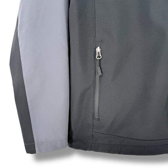 eBay Logo Embroidered Hooded Jacket Mens Size Medium Port Authority - Picture 3 of 6